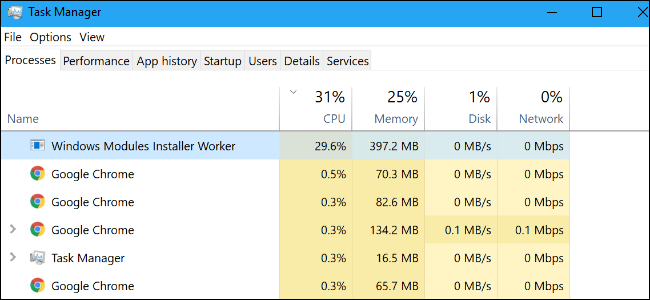 Windows Modules Installer Worker