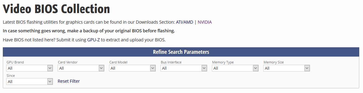 Video Bios Collection